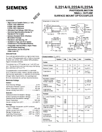 Datasheet IL221A manufacturer Siemens
