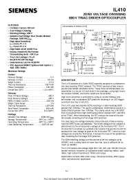 Datasheet IL410 manufacturer Siemens
