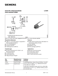 Datasheet LD261 manufacturer Siemens