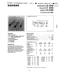 Datasheet LG3340 производства Siemens