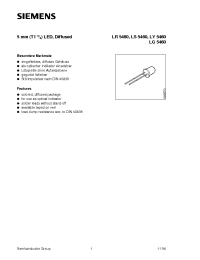 Datasheet LG5460-J производства Siemens