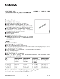 Datasheet LGK389-FO производства Siemens