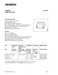 Datasheet LGT671-LN производства Siemens