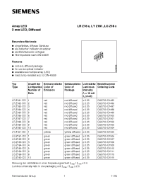 Datasheet LGZ181-CO производства Siemens