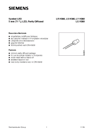 Datasheet LOH380-GJ производства Siemens