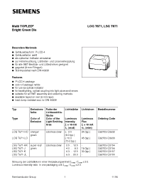 Datasheet LSGT671-HK производства Siemens