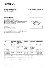 Datasheet LSM779 производства Siemens