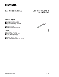 Datasheet LY3340-LP производства Siemens