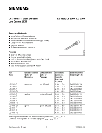 Datasheet LY3369-F производства Siemens