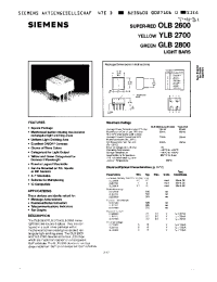 Datasheet OLB2600 manufacturer Siemens