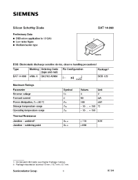 Datasheet Q62702-A0960 manufacturer Siemens