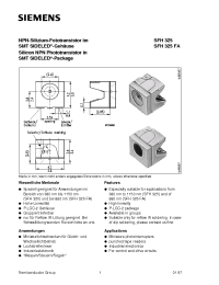 Datasheet Q62702-P1638 manufacturer Siemens