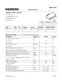 Datasheet Q67041-S4018 производства Siemens
