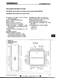 Datasheet SAB8032B-20 производства Siemens