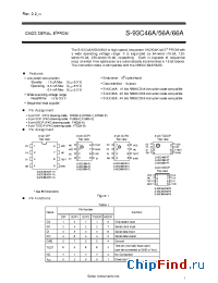 Datasheet S-93C56ADP-1A производства Seiko