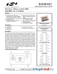 Datasheet 530BA622M080BG производства Silicon Lab.