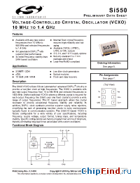 Datasheet 534AE622M080BG производства Silicon Lab.