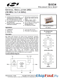 Datasheet 534JA622080BG производства Silicon Lab.