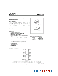 Datasheet SC6579 производства Silan