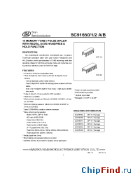 Datasheet SC91652B производства Silan