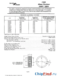 Datasheet C602/6RT46 производства Silicon Power