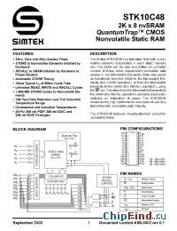 Datasheet STK10C48-20 производства Simtek