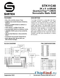 Datasheet STK11C48-35 производства Simtek