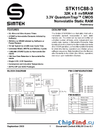 Datasheet STK11C88-3-35 производства Simtek