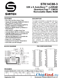 Datasheet STK14C88-3-35 производства Simtek