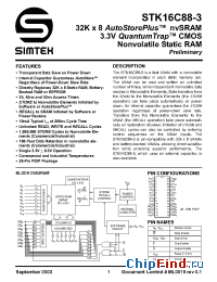 Datasheet STK16C88-3W45 производства Simtek
