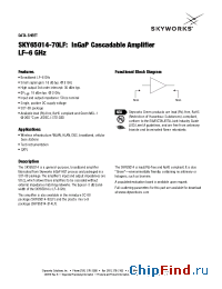 Datasheet SKY65014-70LF производства Skyworks