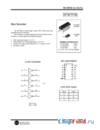 Datasheet 74LVU04 производства SLS