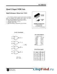 Datasheet SL74HC02N производства SLS