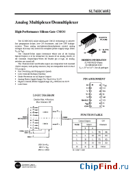 Datasheet SL74HC4052 производства SLS