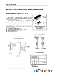 Datasheet SL74HCT573N производства SLS