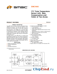 Datasheet EMC1043-3-ACZL-TR производства SMSC