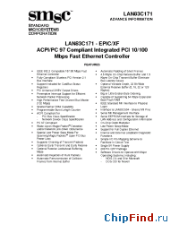 Datasheet LAN83C171 производства SMSC
