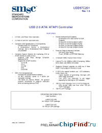 Datasheet USB97C201-MC производства SMSC