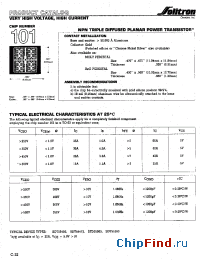 Datasheet 101XC003 manufacturer Solitron