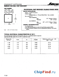 Datasheet 534XC002 производства Solitron