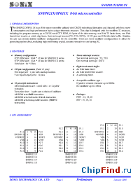 Datasheet SN8P0211P производства SONiX