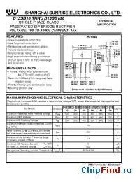 Datasheet D15SB100 manufacturer SSE