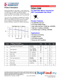 Datasheet SGA-2386-TR2 производства Stanford