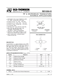 Datasheet 1530-1 manufacturer STMicroelectronics