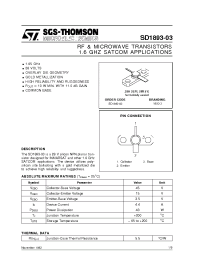 Datasheet 1893-03 manufacturer STMicroelectronics