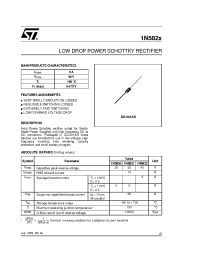 Datasheet 1N582X manufacturer STMicroelectronics