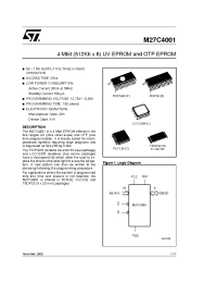 Datasheet 27C4001 manufacturer STMicroelectronics