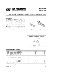 Datasheet 2N2907A manufacturer STMicroelectronics