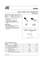 Datasheet 2N3904-AP manufacturer STMicroelectronics