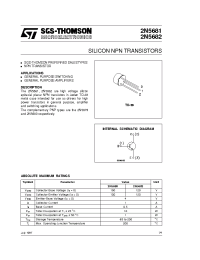 Datasheet 2N5681 manufacturer STMicroelectronics